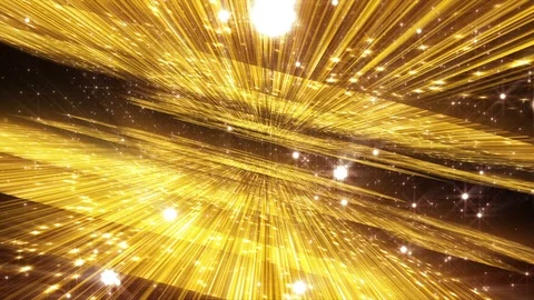 Abstract animation background shining light planes streaks particles loop Stock Footage 99169021