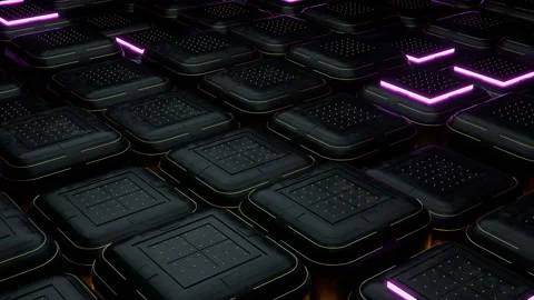 Abstract animation background. Simple geometric forms. Loopable sequence Stock Footage 157579332