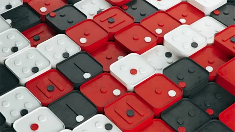 Abstract animation background. Simple geometric forms. Loopable sequence Stock-Footage 157579335