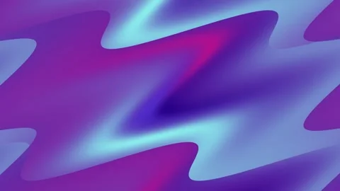 Abstract animation background with smooth waves in shades of blue and purple Stock Footage 315368449