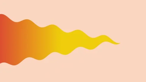 Abstract animation background with smooth wavy lines in gradient shades of Stock-Footage 315368408