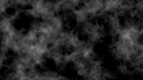 Abstract animation background with swirling gray and black smoke-like patterns Stock Footage 316836162