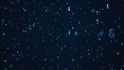 Abstract animation of bitcoin Stock Footage 83558439