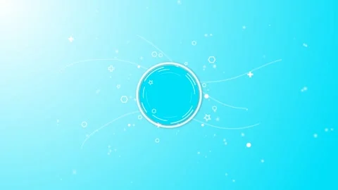 Abstract animation on blue background Stock Footage 293524775