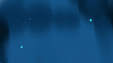 Abstract animation of blue light streaks and glowing particles Stock Footage 303690255