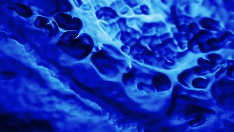 Abstract animation of blue paint Stock Footage 135165436