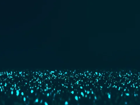 Abstract Animation Blue Particles Background Stock Footage 76907836