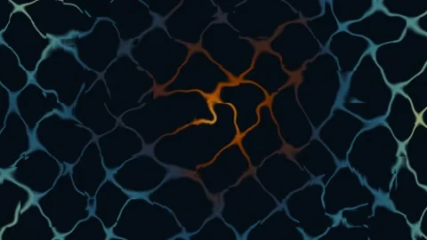 Abstract animation of bright lines moving through dark Stock Footage 338277239