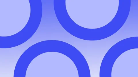 Abstract animation of circles dominates Stock Footage 325686762