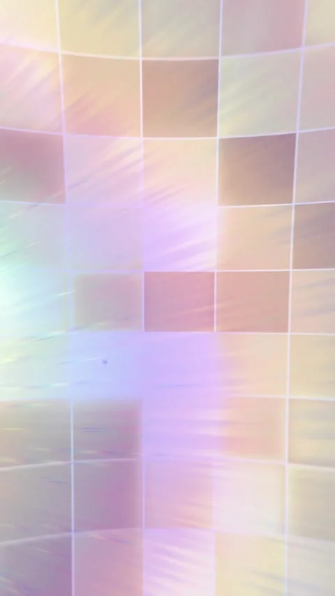 Abstract animation with colorful light rays and grid pattern Stock Footage 343682686