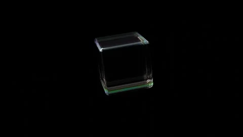 Abstract animation, colorful reflections and refractions, background design Stock Footage 321935992