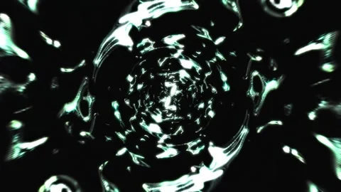 Abstract animation with concentric elements. Vídeo Stock 304862849