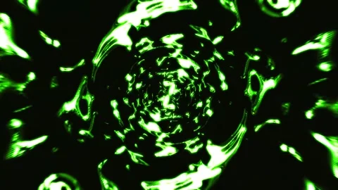 Abstract animation with concentric elements. Video stock 304862854