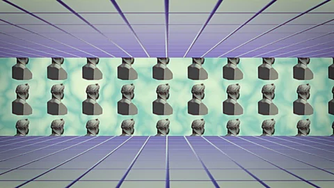 Abstract animation in the concept of coronavirus. Digital pixel art Stock Footage 128104485