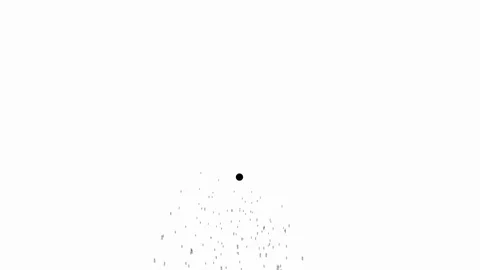 Abstract animation of converging beams to a single point Stock Footage 102404151