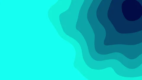 Abstract animation of cutout paper style. 4k resolution background video, c.. Stock Footage 307968760