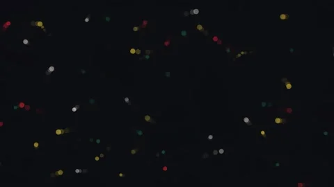 Abstract animation of a digital network with blinking colorful dots background Stock Footage 338370439