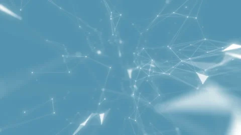Abstract animation of dots connected by lines. Science, medicine and technology Stock Footage 113949594