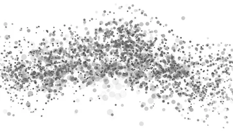 Abstract animation with dots - loop Видео 161981545