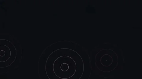 Abstract Animation of Expanding Concentric Circles on a Dark Textured Stock Footage 338370440