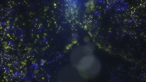 Abstract animation of the fall with the deceleration of a drop from blue and Stock Footage 236903980