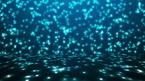 Abstract animation of falling neon rain on the black background for led screens. Stock Footage 155454204