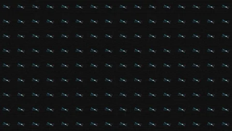 Abstract animation geometric patterns motion background Stock Footage 125620325