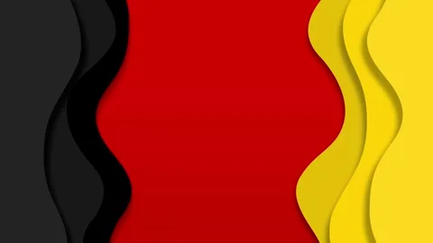 Abstract animation of the german flag Видео 329155195