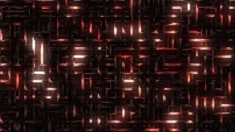 Abstract animation of glowing electrical lines Stock-Footage 107085105