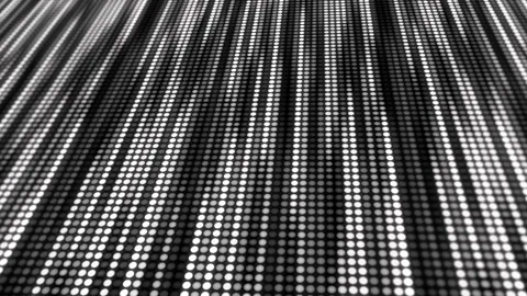 Abstract animation of glowing lines of dots. Vertical movement Video stock 245983281