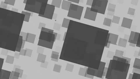 Abstract animation of gray boxes Stock Footage 325407984