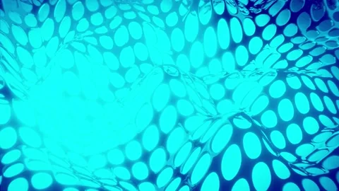 Abstract animation with grid graphic from dots - loop Видео 165239017