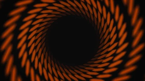 Hypnotic Steam Background. Orange Liquid, Stock Video