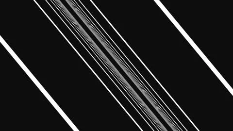 Abstract animation of lines. Abstract background of lines moving in space Illustrazione stock