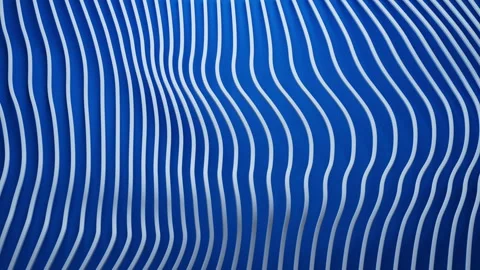 Abstract animation of lines in the form of waves. Stock Footage 274442499