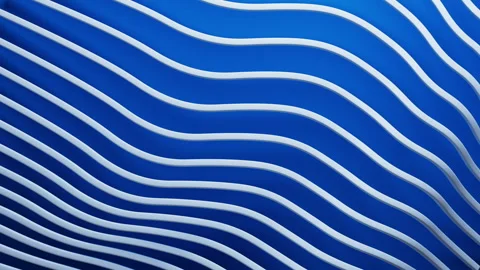 Abstract animation of lines in the form of waves. Stock Footage 274442764