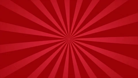 Abstract animation loop background radial lines rotate in red cartoon comic.. Stock Footage 244081196
