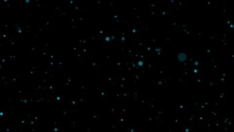 Abstract animation loop blue bokeh parti... | Stock Video | Pond5