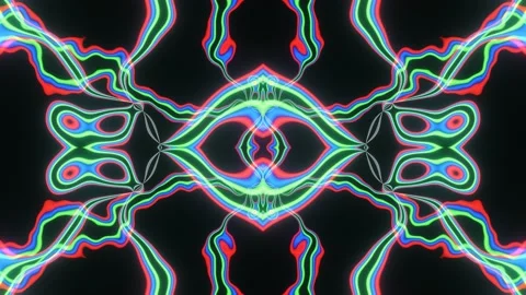 Abstract animation of magic overflows for LED screens and panels Stock Footage 172342704