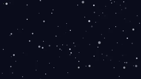 Abstract animation with many small white particles moving on black background Stock Footage 315447660