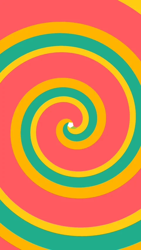 Abstract Animation of Minimalist Chic background featuring colorful circles Video stock 279935501