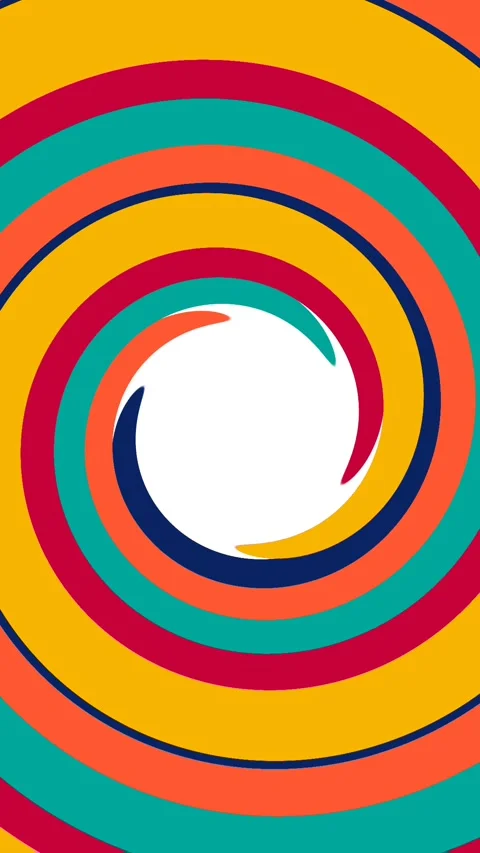 Abstract Animation of Minimalist Chic background featuring colorful circles Stock-Footage 279935517