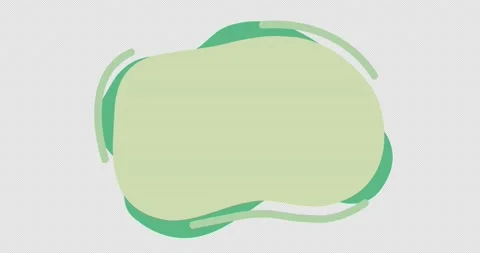 Abstract animation of modern graphic elements with pastel green gradient Stock Footage 205152305