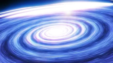 Abstract animation motion design with beautiful glowing shiny infinity galaxy Stock Illustration