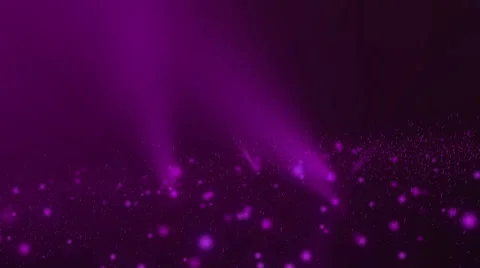 Abstract animation of moving violet glowing spheres and particles Stock Footage 64728859
