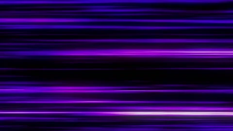 Abstract animation of multi-colored neon rays flying horizontally on a black Stock Footage 124702789