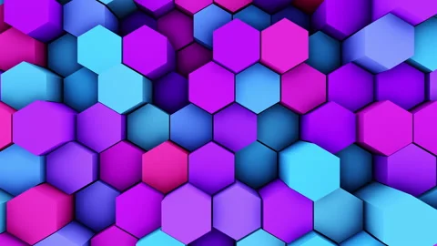 Abstract animation multicolor pattern 4K smooth concept Stock Footage 211795766