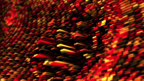 Abstract animation multicolor pattern 4K smooth concept Stock Footage 211796872