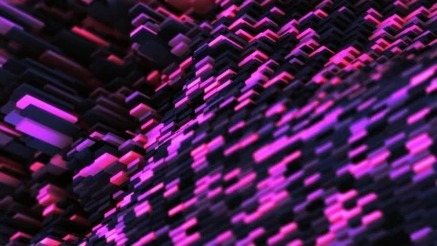 Abstract animation multicolor pattern 4K smooth concept Stock Footage 211797996