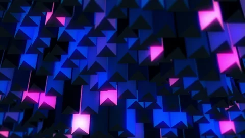 Abstract animation multicolor pattern 4K smooth concept Stock Footage 211800339